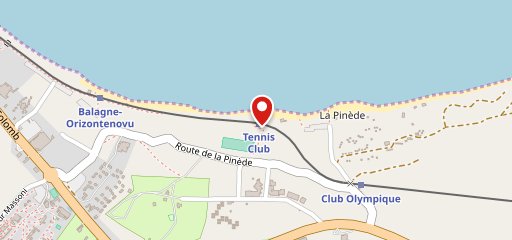 Restaurant Les Dunes sur la carte