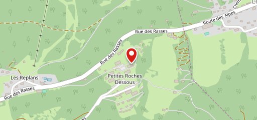 les Petites Roches sur la carte