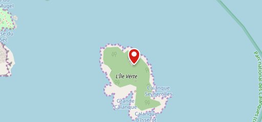 Restaurant de L' Île Verte sur la carte