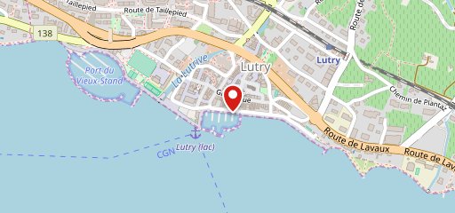 Le Bistrot du Rivage Lutry sur la carte