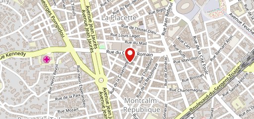 Restaurant MGL sur la carte