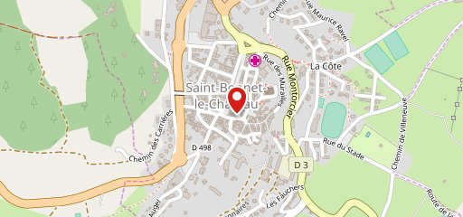 L'Horloge sur la carte