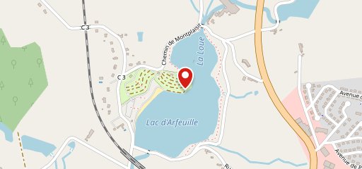 Restaurant le plan d'eau sur la carte