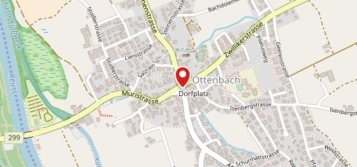 Restaurant Post in Ottenbach sulla mappa