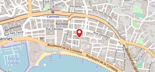 Restaurant Salama Cannes sur la carte