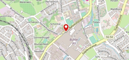 Pizzeria Schöntal sur la carte