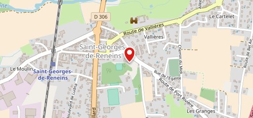 Restaurant scolaire sur la carte