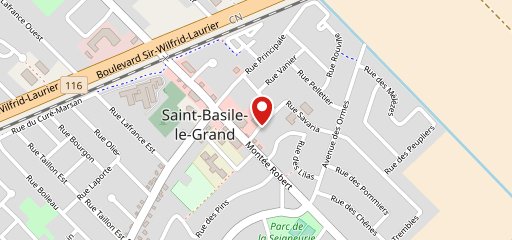 Restaurant Saint-Bazile sur la carte