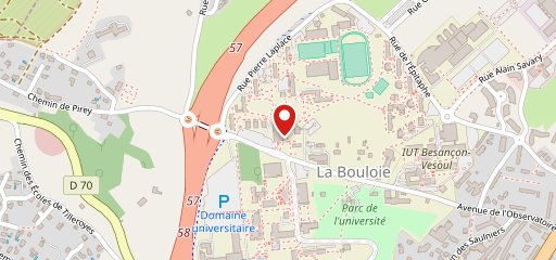 Resto U' Lumière • Crous Bourgogne-Franche-Comté sur la carte