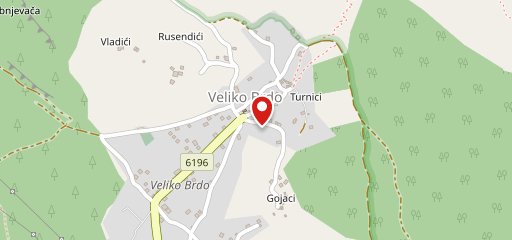 Konoba Veliko Brdo sur la carte