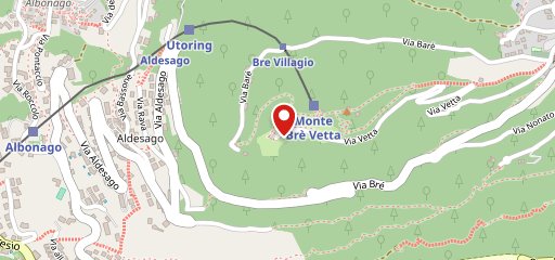 Ristorante Vetta - Monte Bre sulla mappa