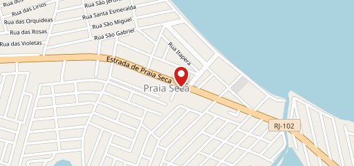 Restaurante Âncora de Praia Seca no mapa