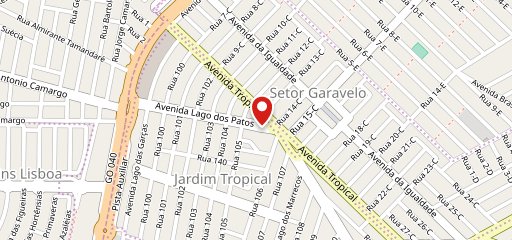 Lanchonete e restaurante sabor e arte no mapa