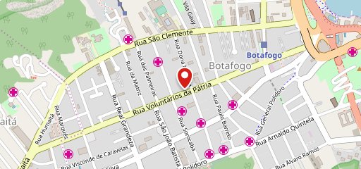 Bistrô do bairro no mapa