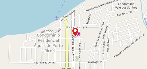 Restaurante Beira Rio no mapa