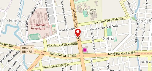 Restaurante Blitz no mapa