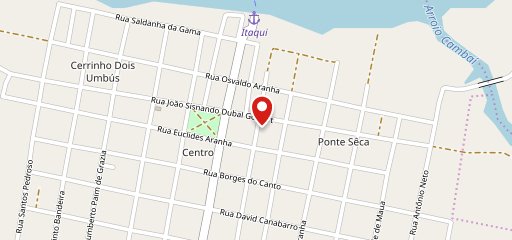 RESTAURANTE CASARÃO SABOR BRASIL - ITAQUI/RS no mapa