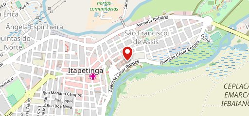 Restaurante De Costas Pra Rua en el mapa