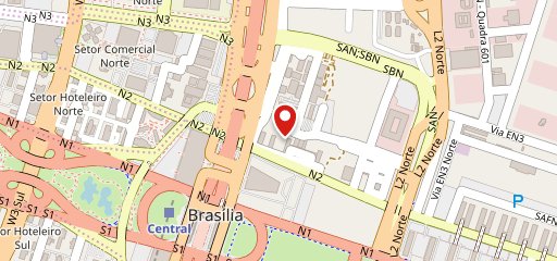 Restaurante do CNI / SESI / SENAI / IEL no mapa