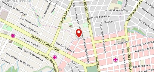 Restaurante Dois Corações no mapa