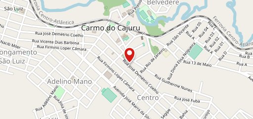 Restaurante Dona Santa - Restaurante Carmo do Cajuru no mapa