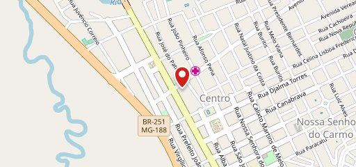 Restaurante e Pizzaria Sabor Mineiro no mapa