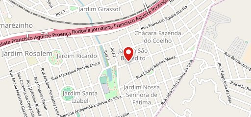 Restaurante e Lanchonete Skina Da Bisteka Hortolândia SP no mapa