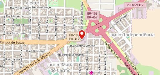 Restaurante e Lanchonete Tempero da Bisa Toledo PR en el mapa