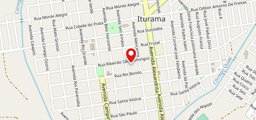 Restaurante Italiano Sale & Pepe Iturama MG no mapa