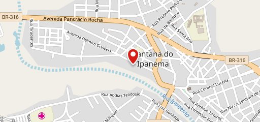 Bar, Restaurante e Pizzaria João do Lixo no mapa