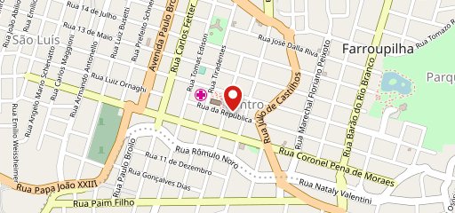 Restaurante Julius Centro no mapa