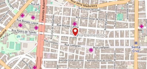 Restaurante Manga e Maracujá no mapa