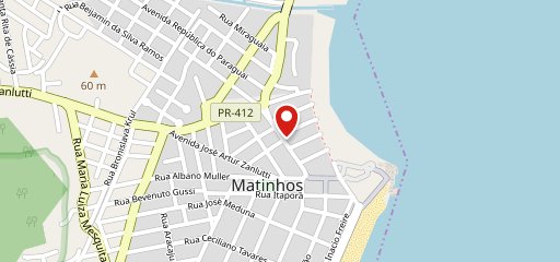 Restaurante Mariscão Matinhos no mapa