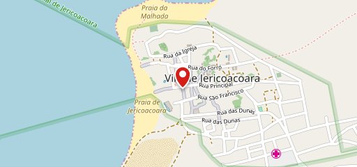 Piratas da Vila Jeri no mapa