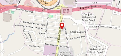 Restaurante Pratos & Panelas no mapa