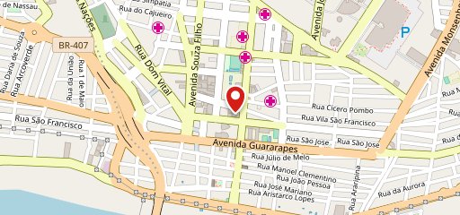 Restaurante Rio Center no mapa