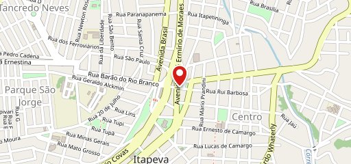 Restaurante + Sabor no mapa