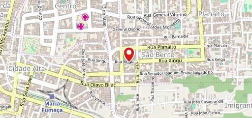 Restaurante São Bento no mapa