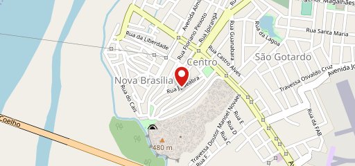 Restaurante são Geraldo e Estacionamento no mapa