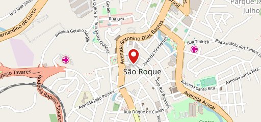 Tam São Roque no mapa