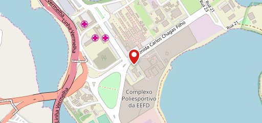 Restaurante Universitário - UFRJ no mapa