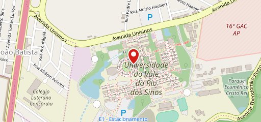 Restaurante Universitário - Unisinos no mapa