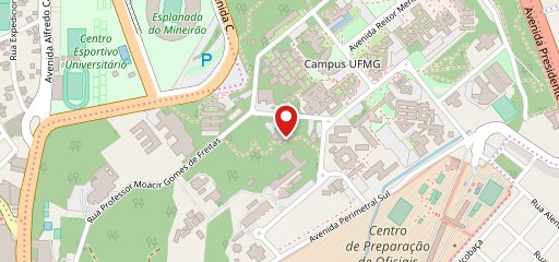 Restaurante Universitário Setorial II - UFMG no mapa