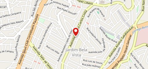 Restaurante Vitória no mapa