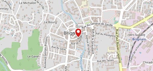 Restaurantlapizza Brignais sur la carte