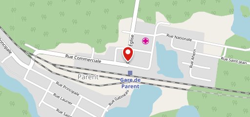 Hotel Central Parent sur la carte