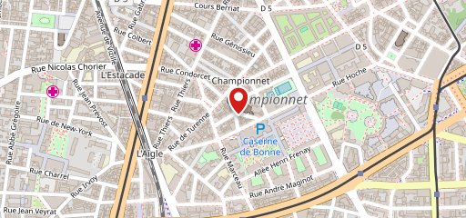 Restaurant Département 99 sur la carte