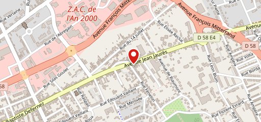 Resto Rapid Friterie sur la carte