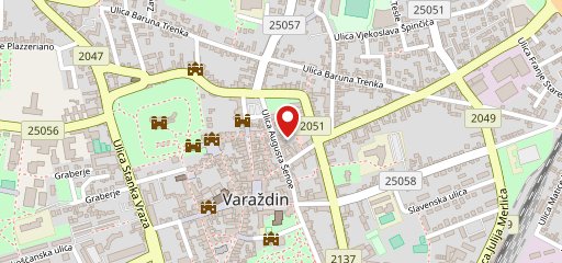 Restoran August Varaždin sur la carte