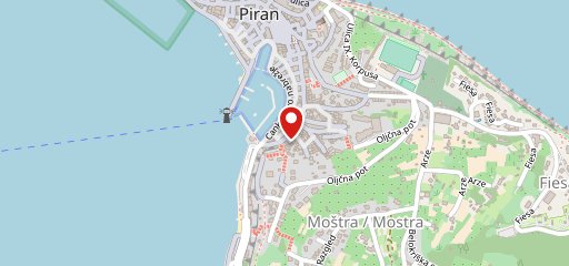 restorant piran sulla mappa